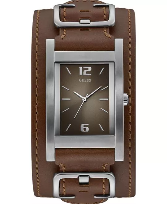 Guess Saddle Up Brown Analog Watch 31mm