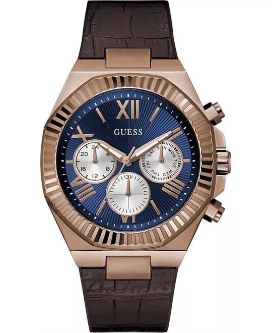 Guess Brown Coffee Multi-function Watch 44mm