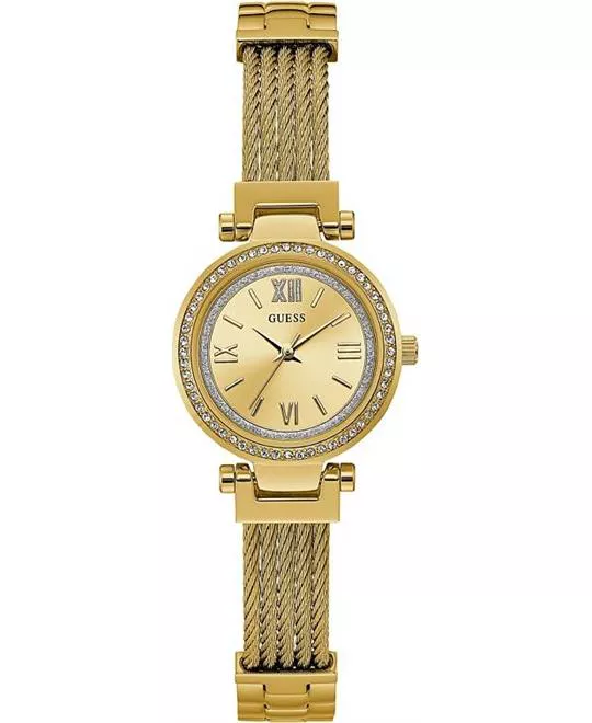 Guess Soho Wire Gold Tone Watch 27mm