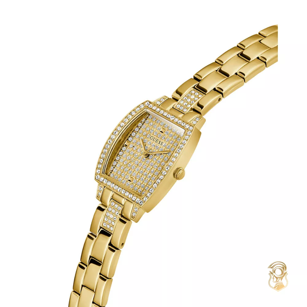 Guess Champagne Brilliant Glitz Watch 25mm