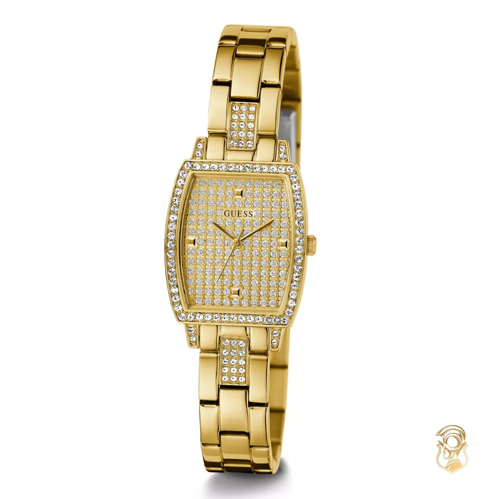 Guess Champagne Brilliant Glitz Watch 25mm