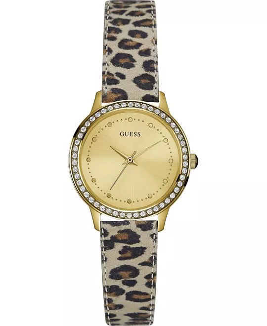 Guess Chelsea Leopard-inspired Watch 30mm
