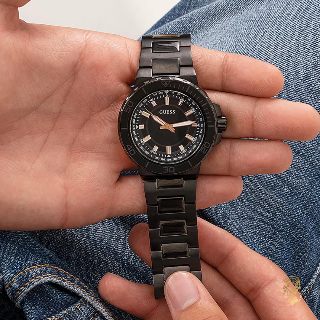 Guess Classic Black Tone Watch 44mm 