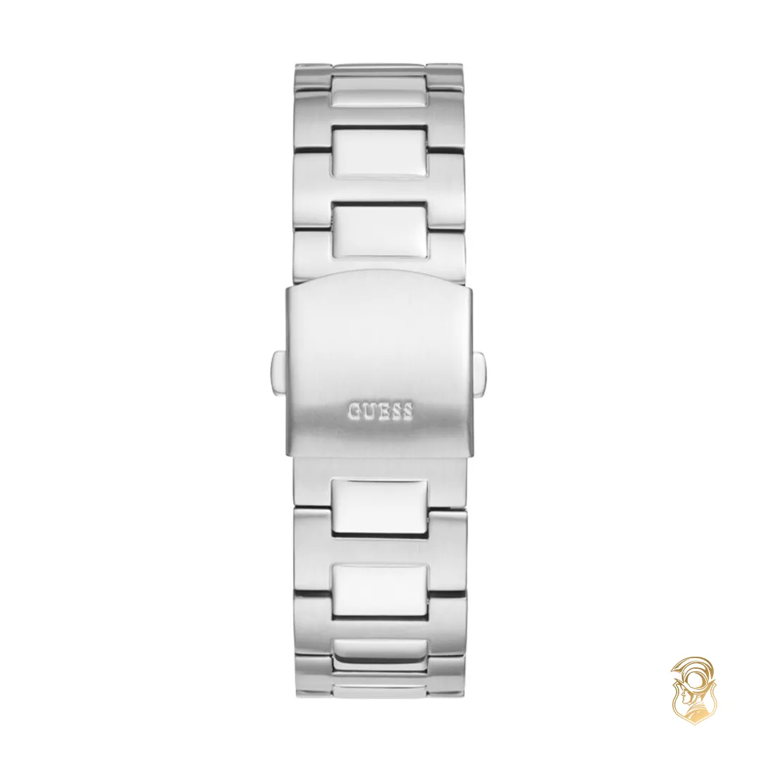 Guess Classic Silver Tone Watch 44mm    