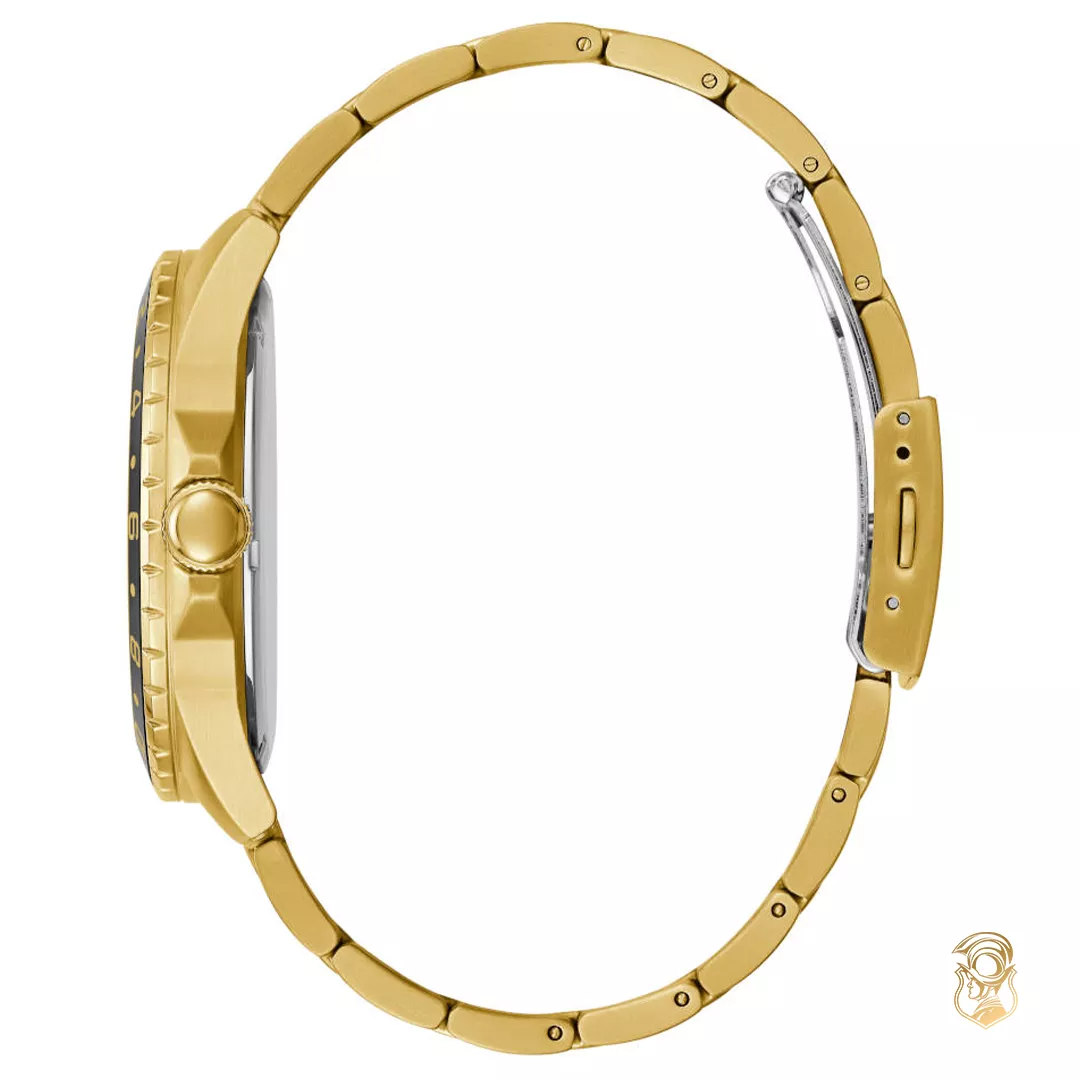 Guess Comet Gold Tone Watch 44mm    