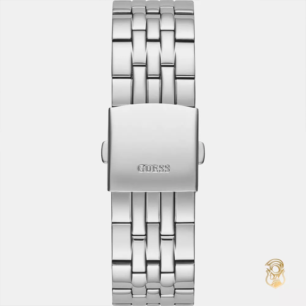 Guess Comet Silver Tone Watch 44mm