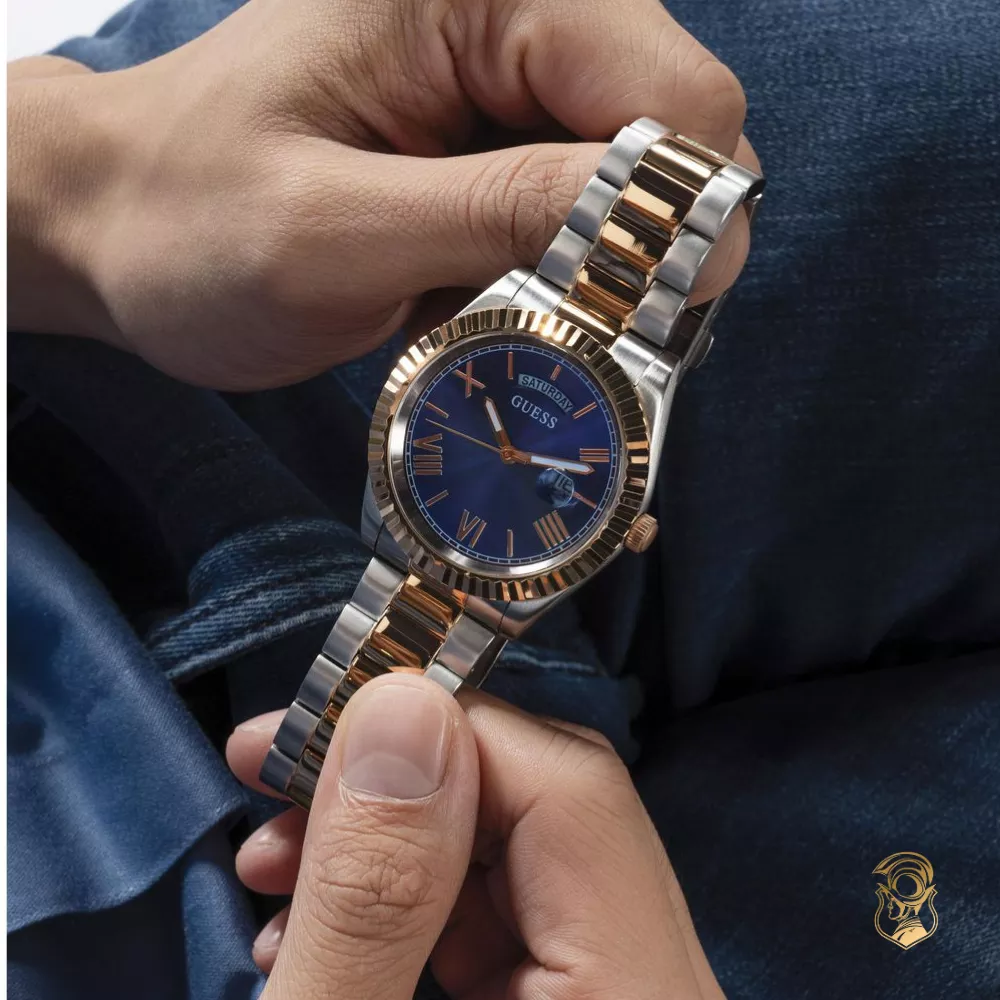 Guess Connoisseur Blue Watch 42mm