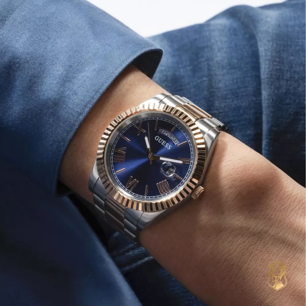 Guess Connoisseur Blue Watch 42mm