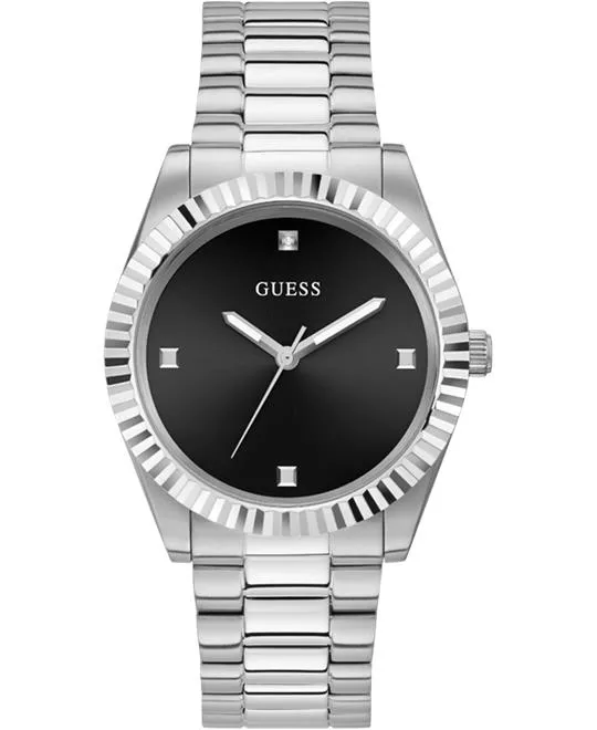 Guess Connoisseur Silver Round Watch 42mm