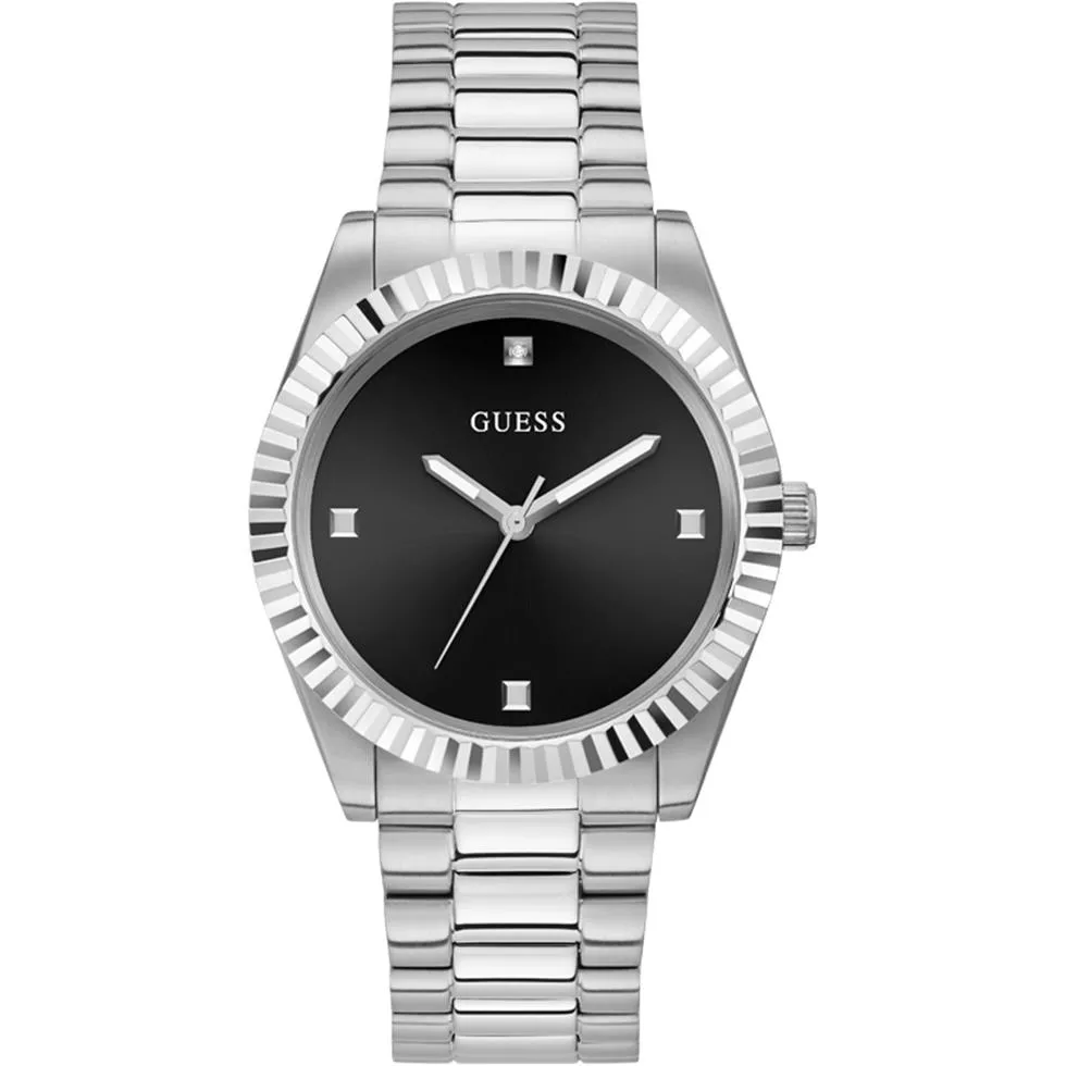 Guess Connoisseur Silver Round Watch 42mm