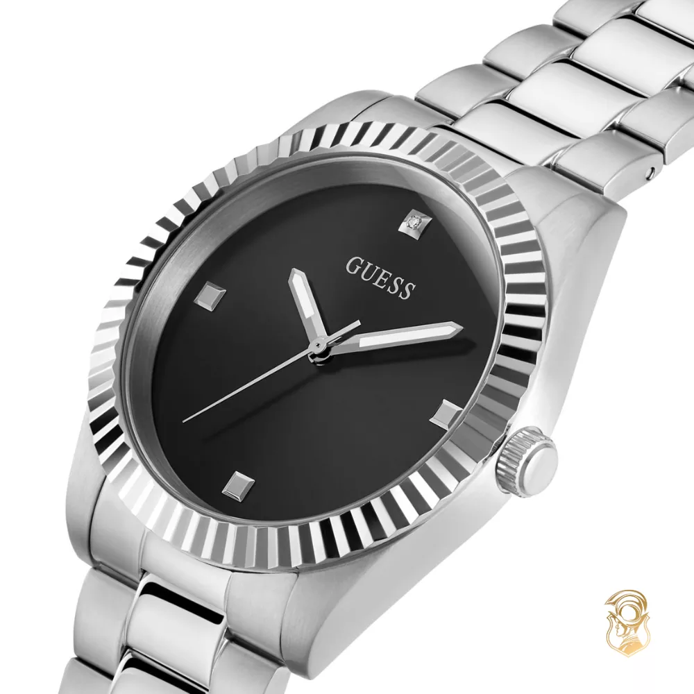 Guess Connoisseur Silver Round Watch 42mm