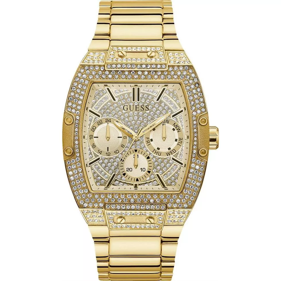 Guess Phoenix Gold Tone Watch 43mm