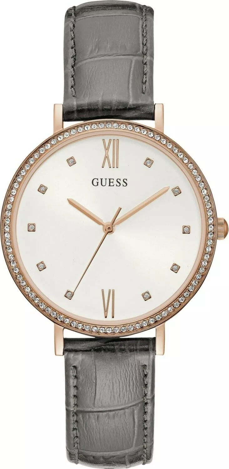 Guess Crystal White Dial Watch 38mm
