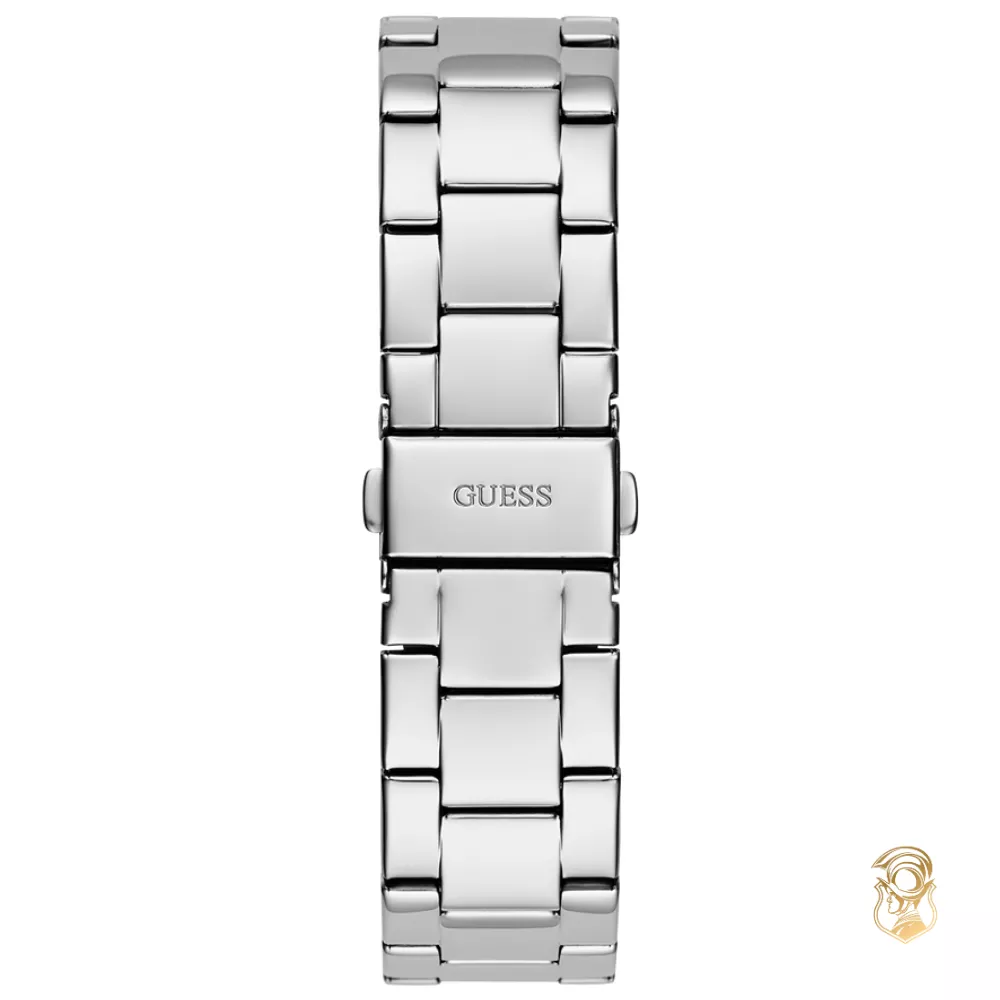 Guess G Cube Silver Tone Watch 40mm