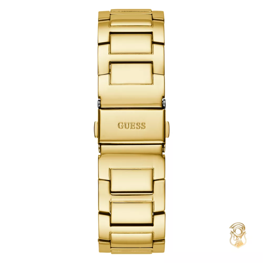 Guess Cut-thru Gold Tone Watch 40mm