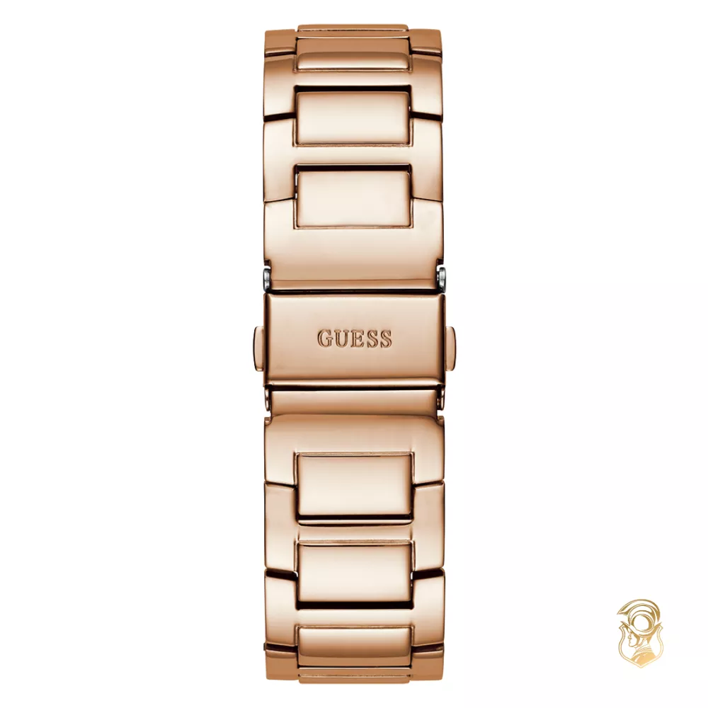 Guess Cut-thru Rose Gold Tone Watch 40mm