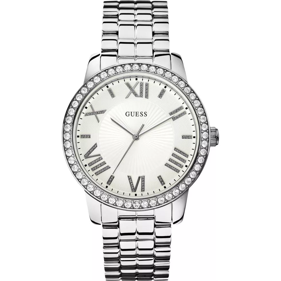 GUESS Dazzling Oversized Women's Watch 42mm