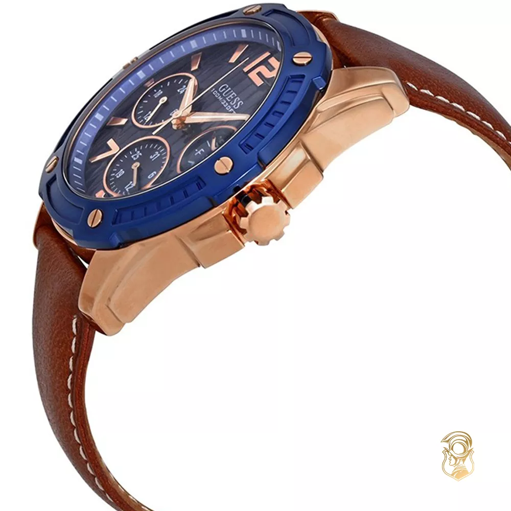 Guess Delancy Blue Tone Watch 45mm