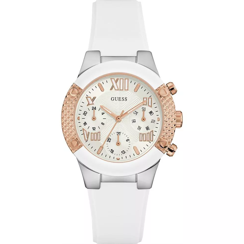 Guess Dress Multi-Function Silicone Watch 38mm