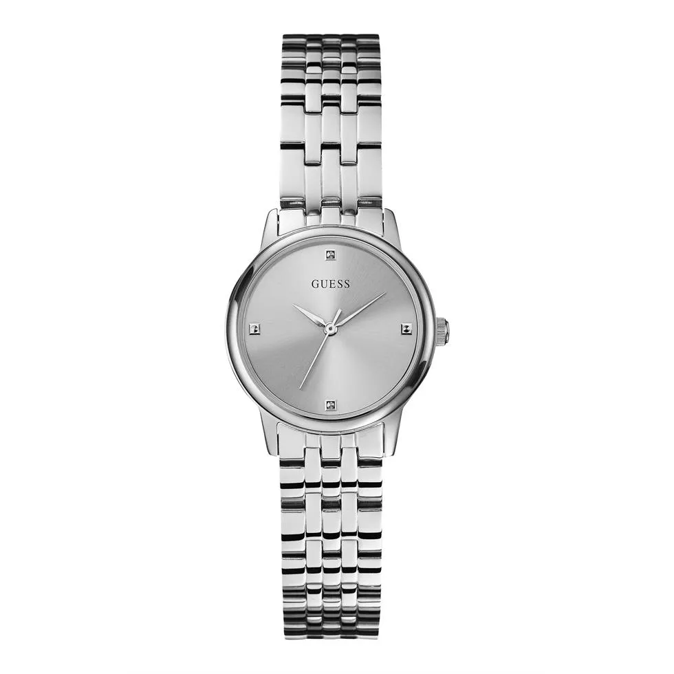 Guess Classic Silver Tone Watch 28mm