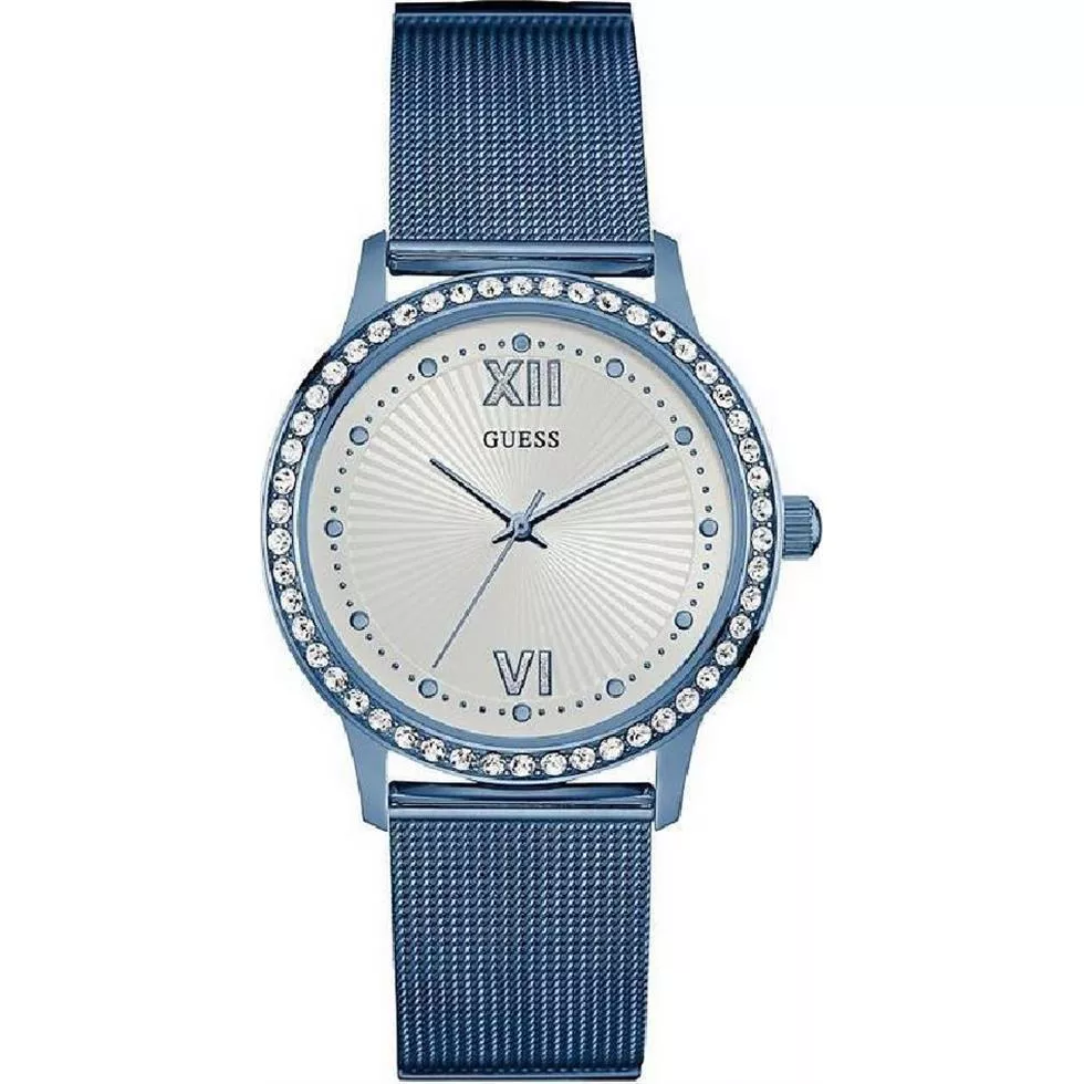 Guess Dressy Blue with White  Watch 39mm