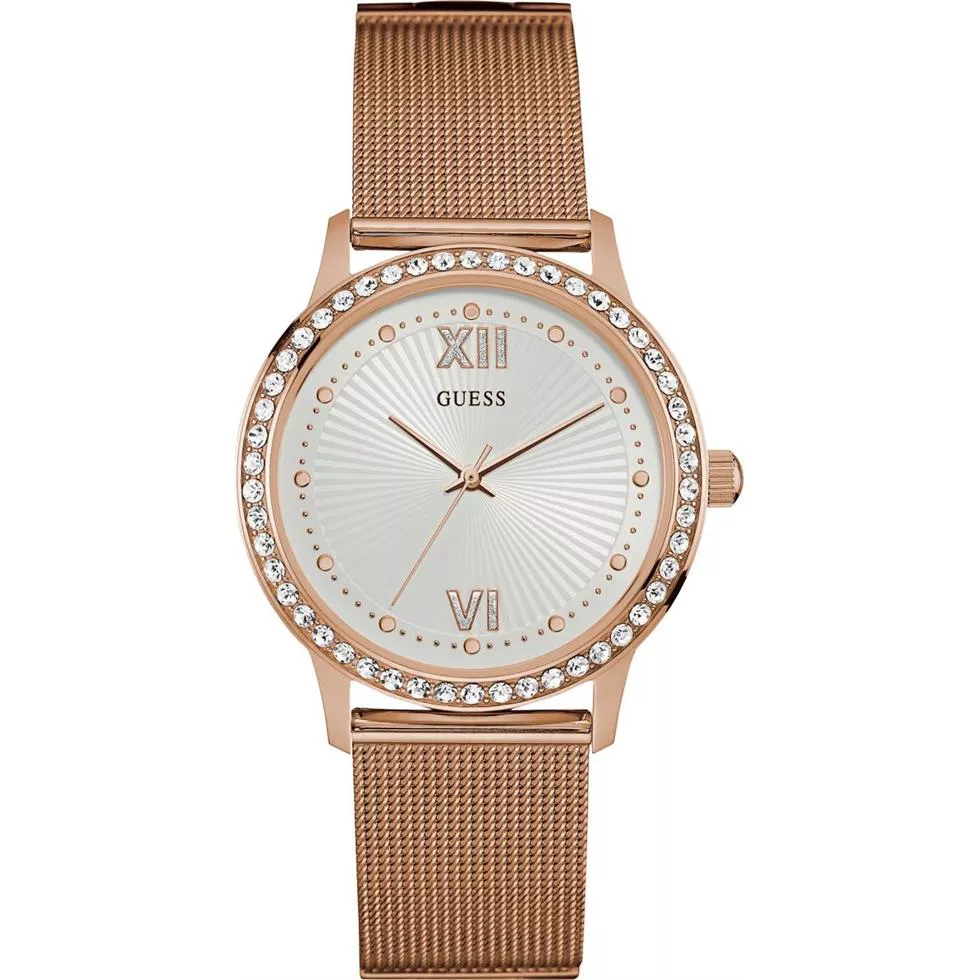 GUESS Dressy Rose Gold-Tone Watch 39MM