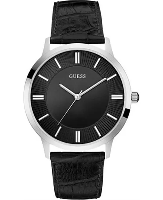GUESS Dressy Silver-Tone Men's Watch 43mm 