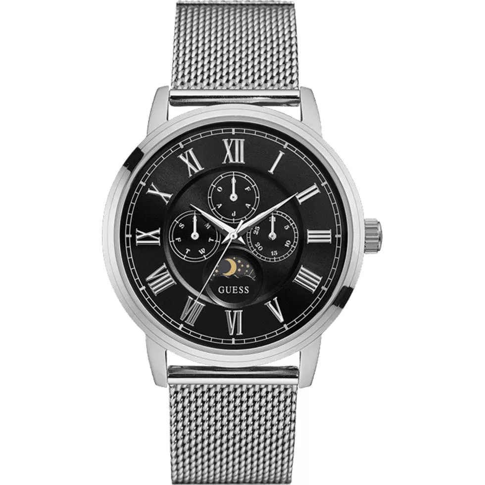 GUESS Dressy Stainless Steel Watch 43mm