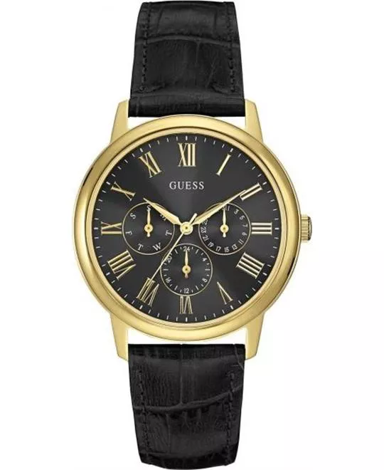GUESS Dressy Unisex Gold-Tone Watch 39mm