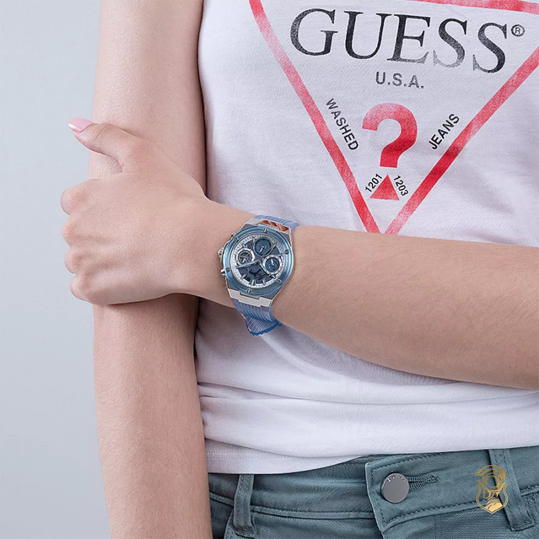 Guess Eco-Friendly Blue Watch 39mm