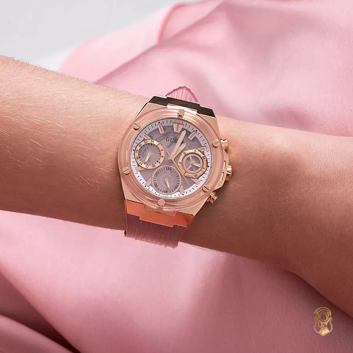 Guess Eco-Friendly Pink Watch 39mm