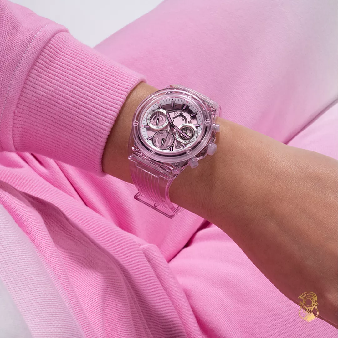 Guess Eco-Friendly Pink Watch 39mm