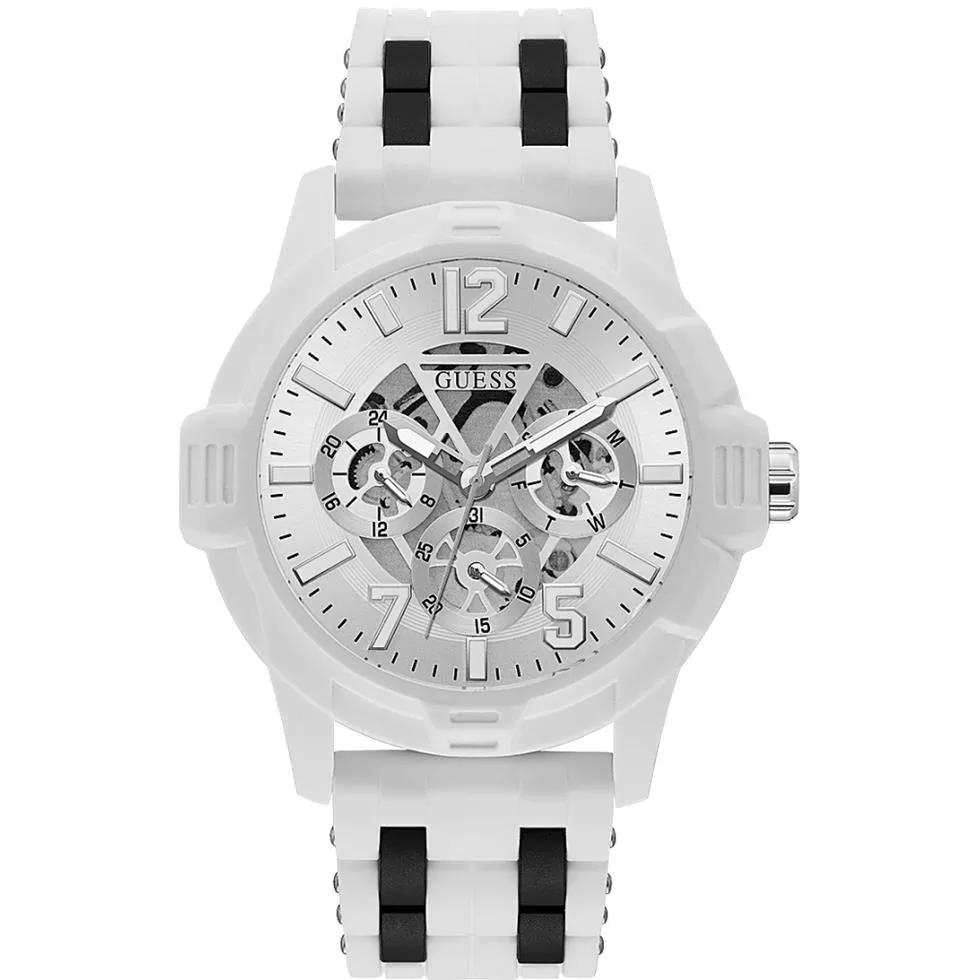 Guess Eco-Friendly White Watch 48mm