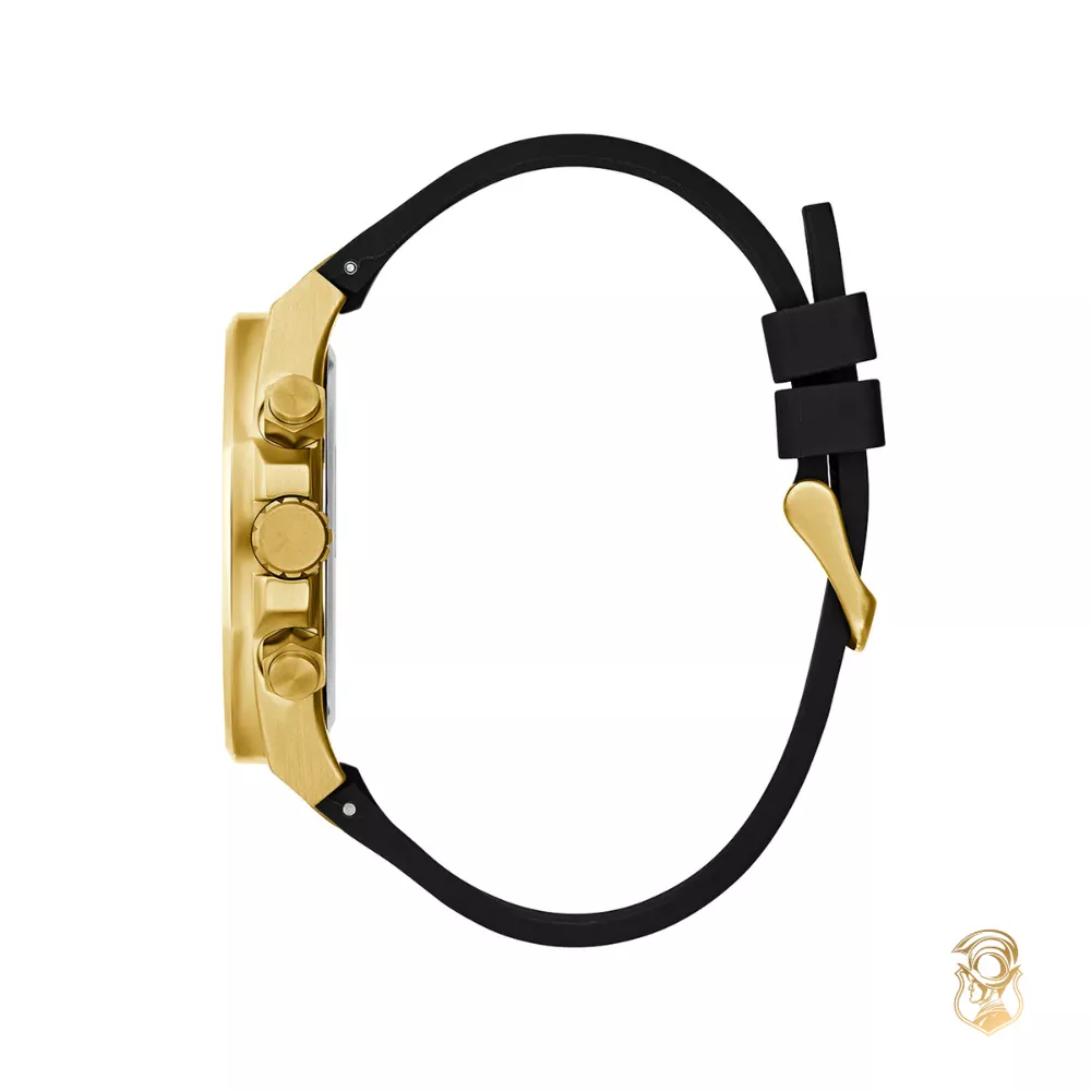 Guess Empire Quartz Black Dial Watch 46mm