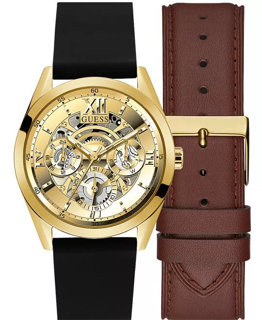 Guess GW0449G1 Exclusive Gold Silicone Watch 42mm   