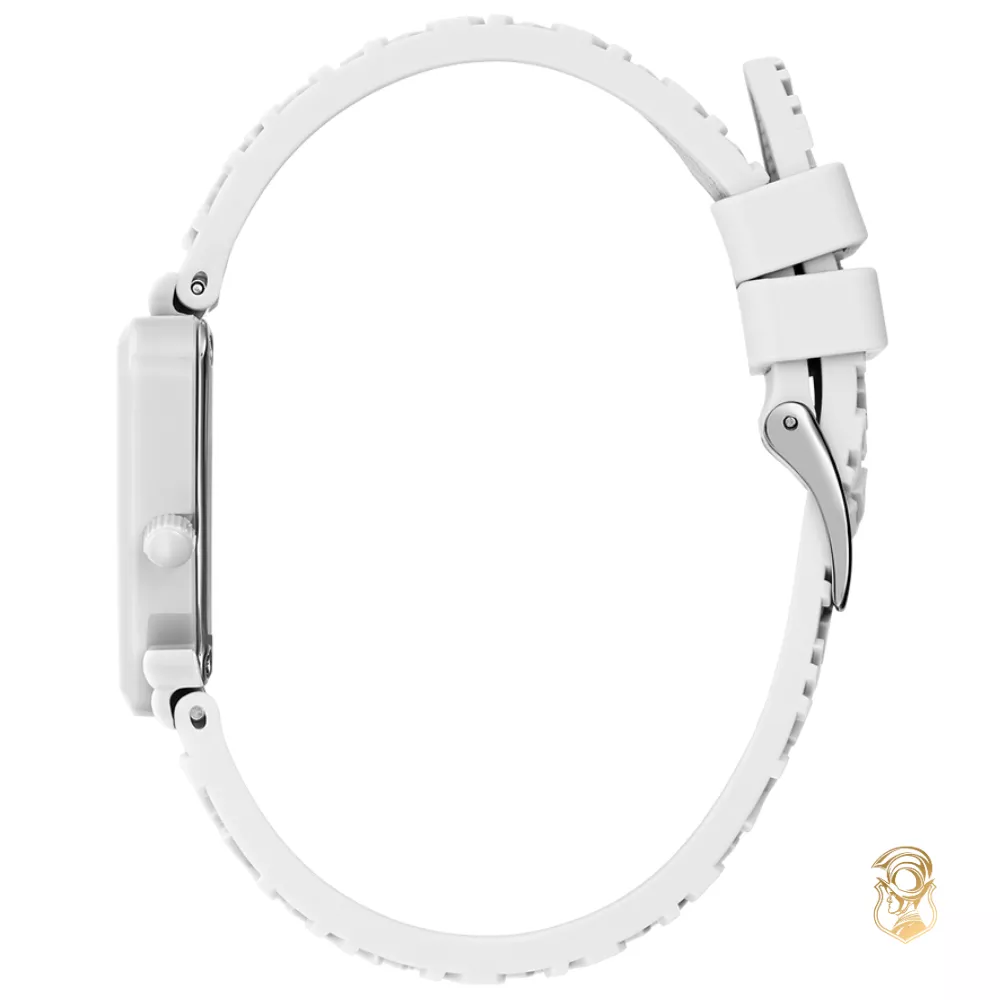 Guess Fame White Silicone Watch 34mm