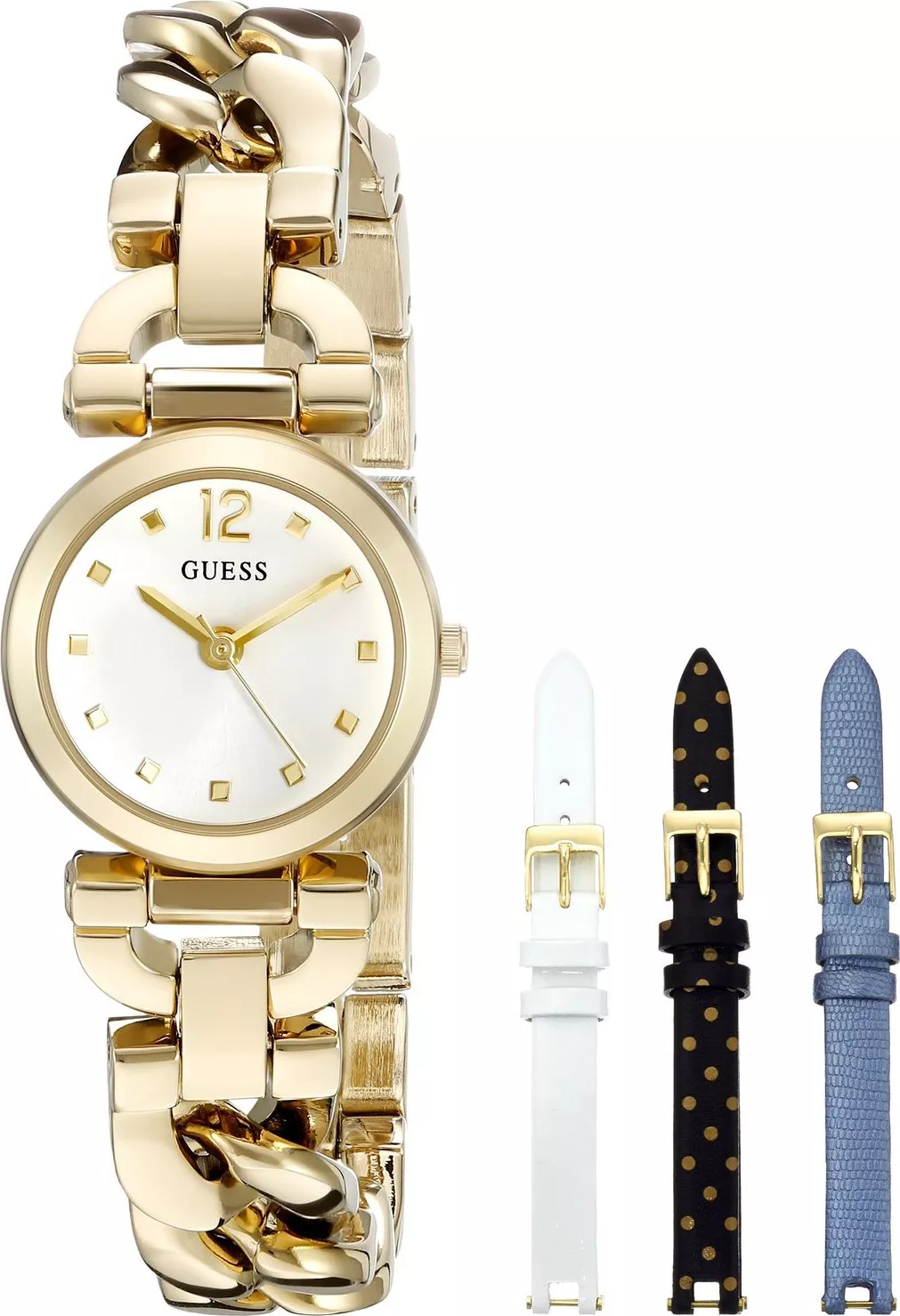 GUESS Feminine Gold-Tone Women's Watch Set 23mm
