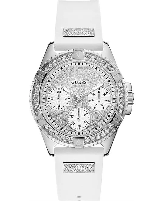 Guess Frontier White Tone Watch 40mm