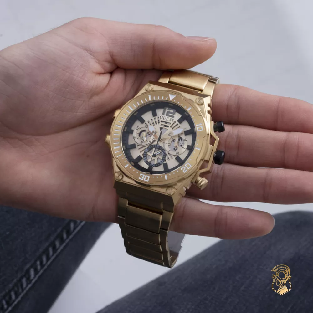 Guess Fusion Gold Tone Watch 48mm