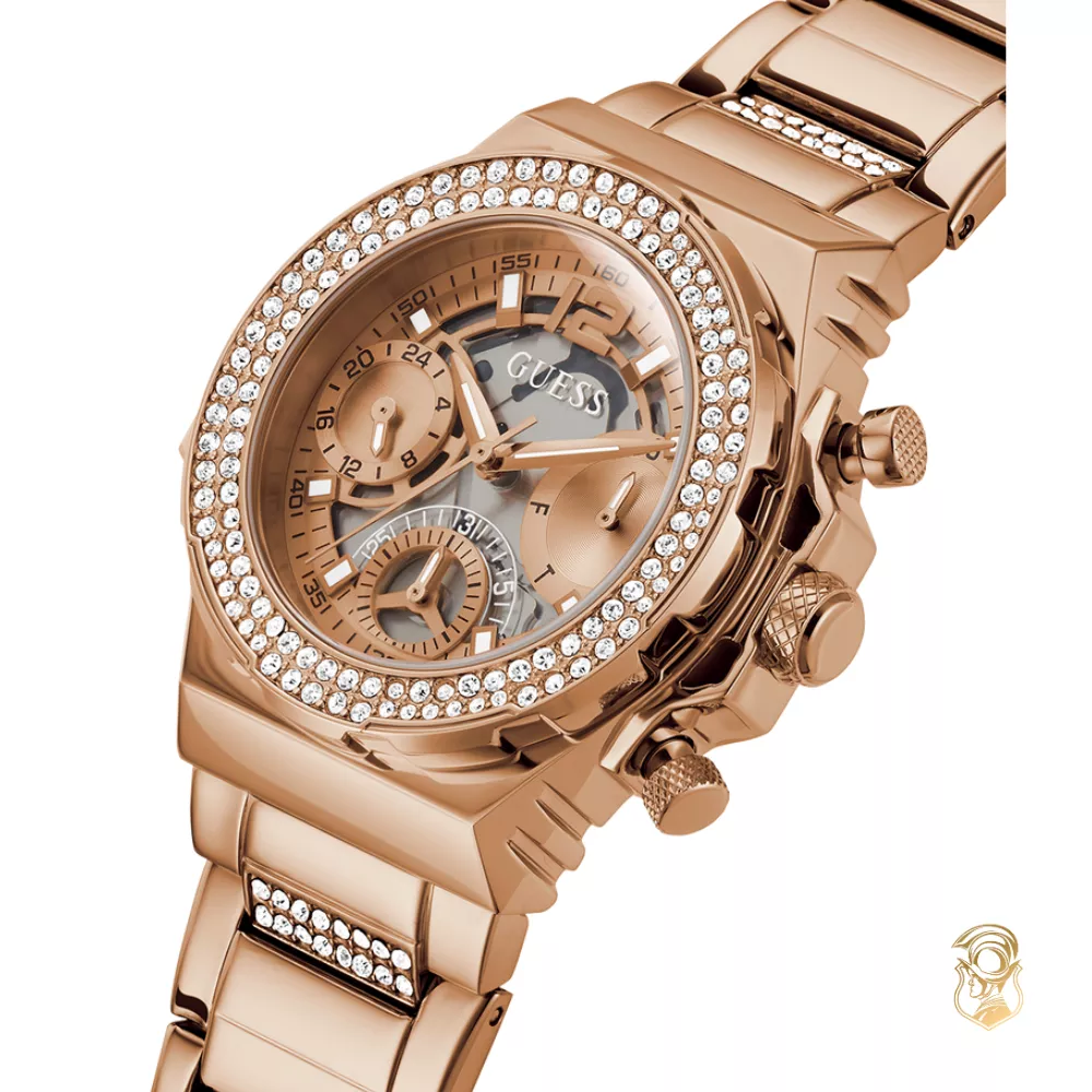 Guess Fusion Rose Gold Tone Watch 36mm