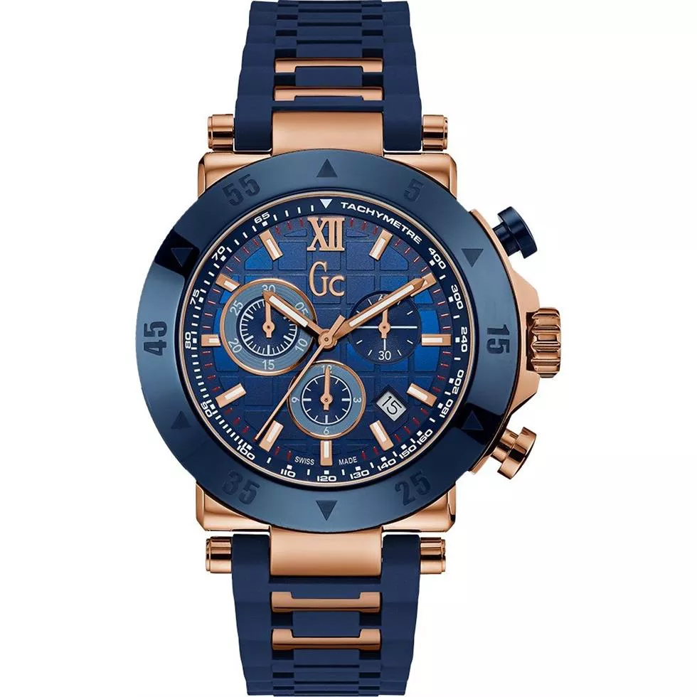 Guess Gc-1 Sport Silicone Watch 44mm