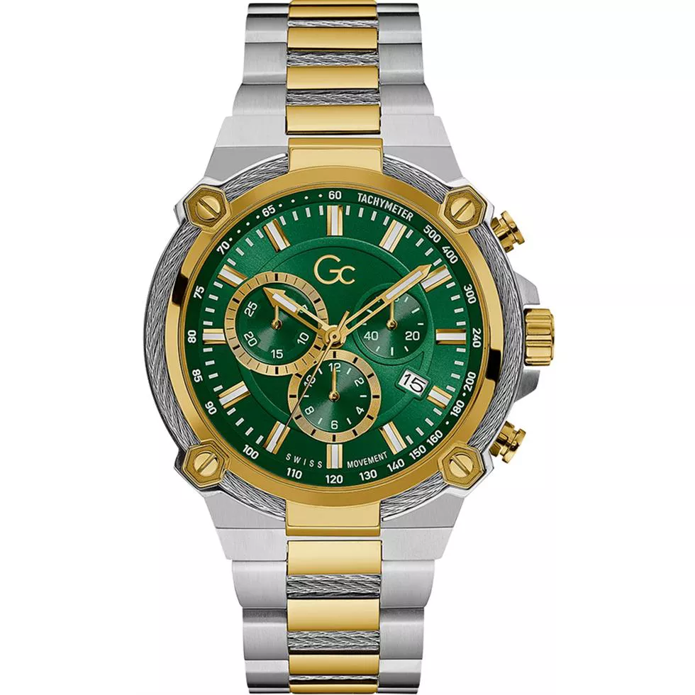 Guess Gc CableForce Chrono Metal Watch 44mm