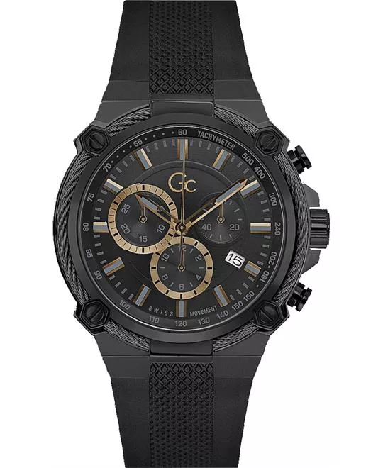 Guess Gc Cableforce Silicone Watch 44mm