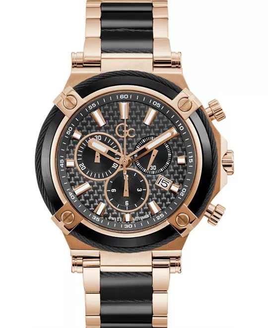 Guess Gc CableSport Chrono Ceramic Watch 45mm