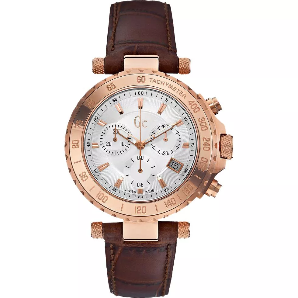 Guess GC Chronograph Rose Gold Watch 41mm