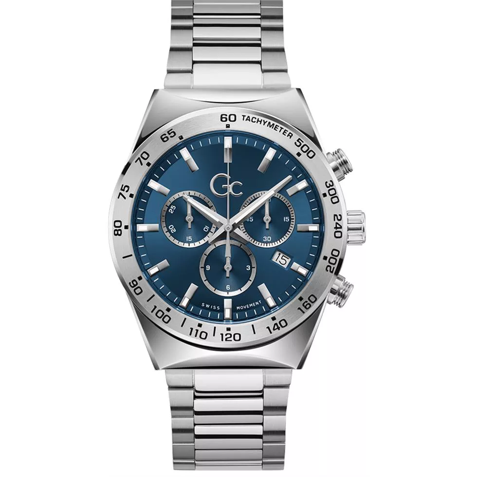 Guess Gc Clubhouse Chrono Metal Watch 41mm