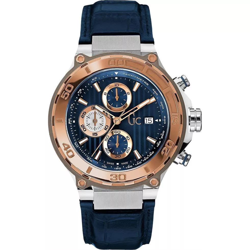 Guess GC Collection Bold Blue Watch 45mm