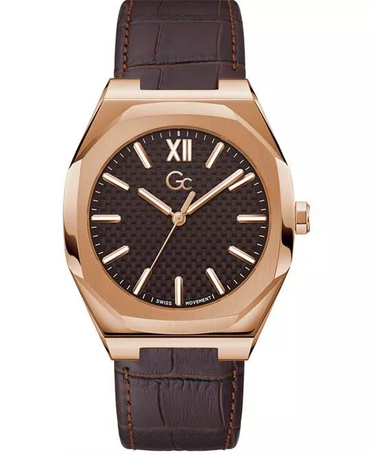 Guess Gc Coussin Sleek Leather 42mm