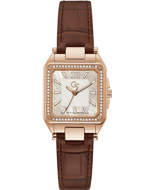 Guess Gc Couture Square Mid Size Leather 28mm