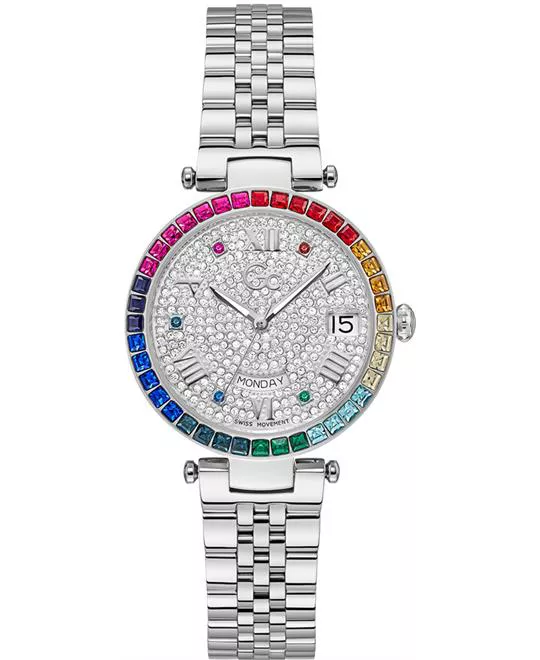 Guess Gc Flair Mid Size Metal Watch 34mm